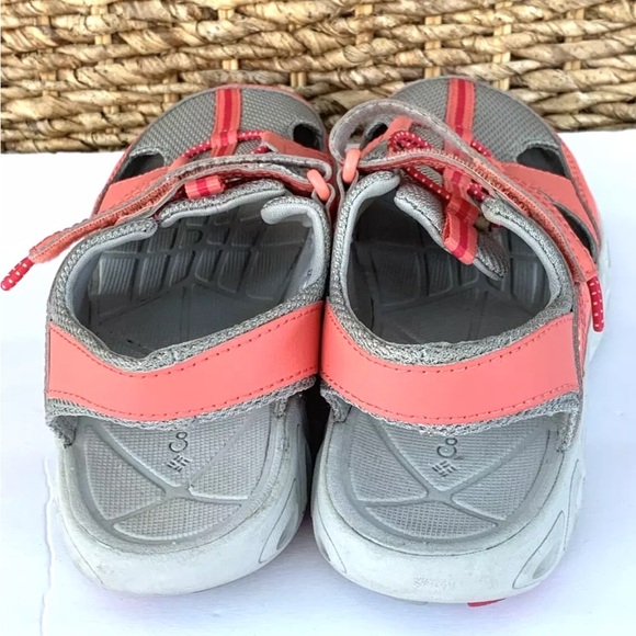 Columbia Techsun Wave Sandals Girls Size 5 Youth Trail Hiking Water Sport Pink - Picture 7 of 10